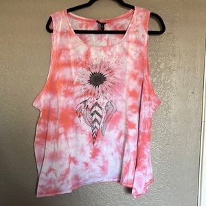 Flowy Tiedye Boho Top size 2